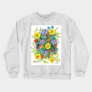 An Arrangement of Flowers Crewneck Sweatshirt